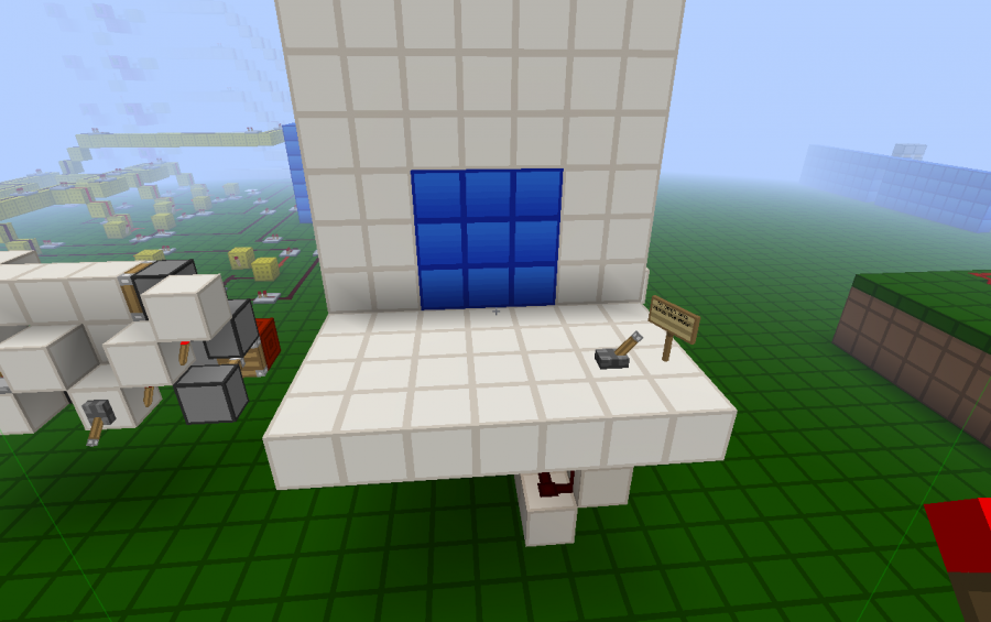 Piston Doors Minecraft 3x3 Completely Hidden Piston Door