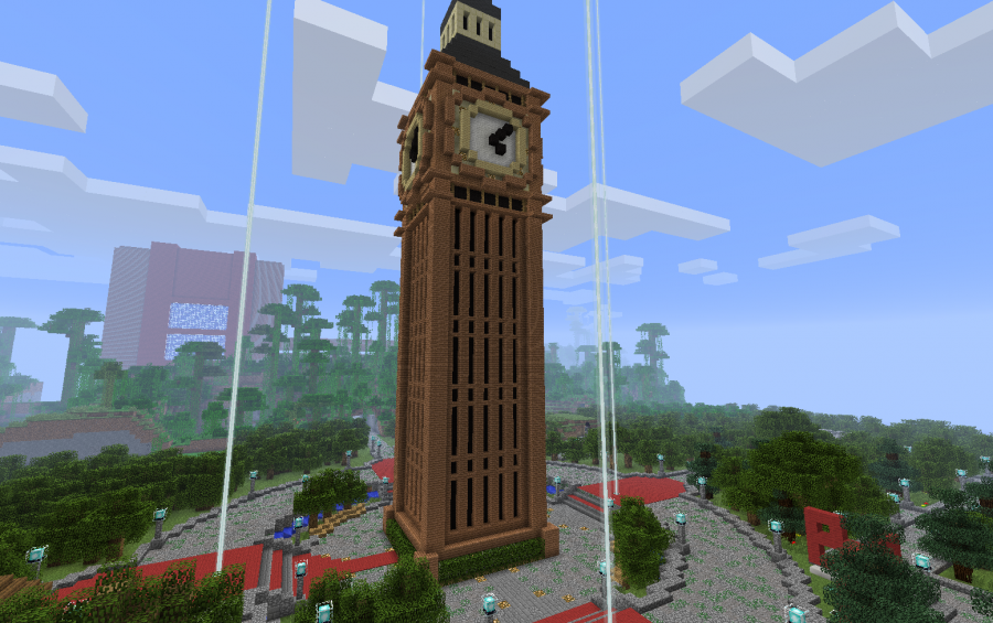 castle clock tower minecraft