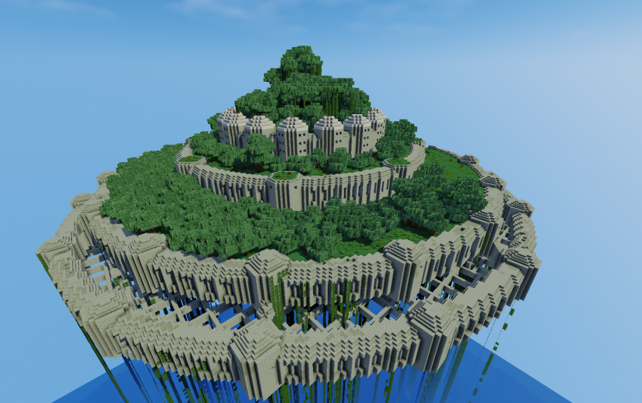 castle in the sky minecraft