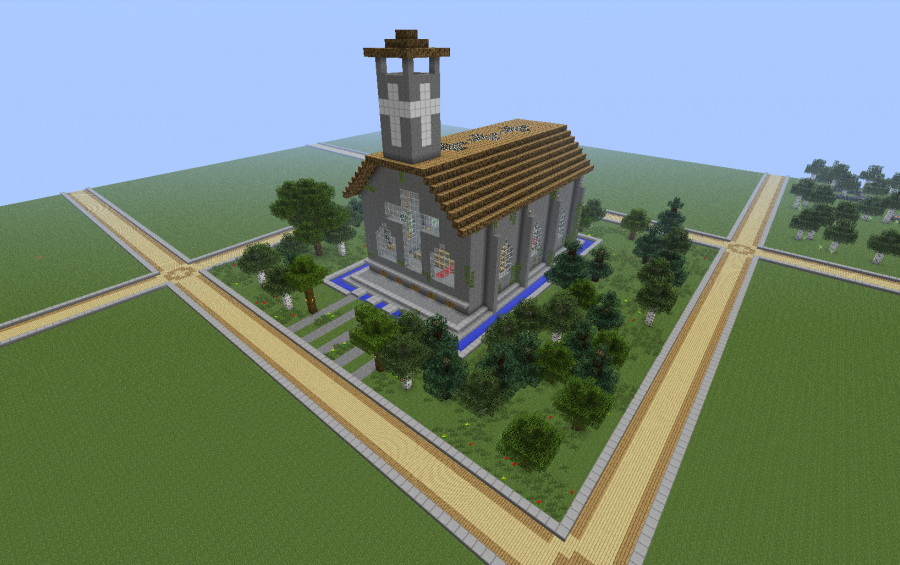minecraft church plans
