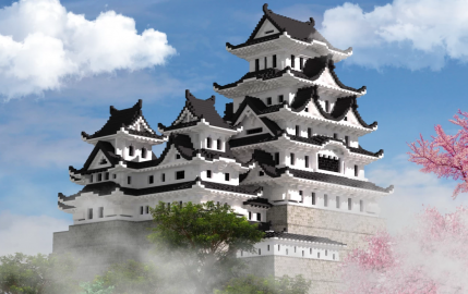 minecraft japanese castle schematics