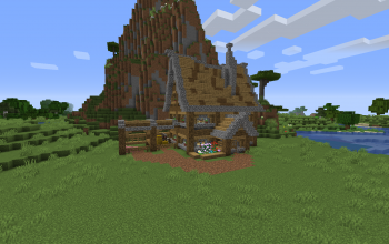 medieval house in minecraft