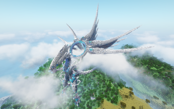 Minecraft Alt-Dragon Free Statue