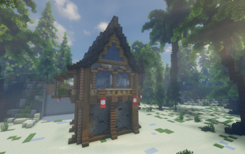Minecraft Medieval House 6