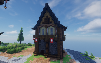 Minecraft Medieval House 7