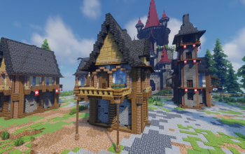 Minecraft Medieval House 8