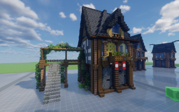Minecraft Medieval House 9