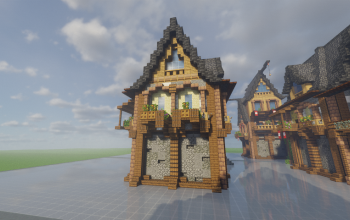 Minecraft Medieval House 10