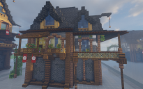 Minecraft Medieval House 11