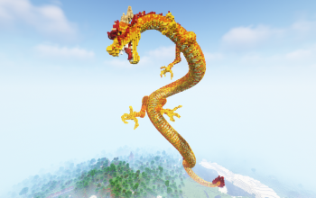 Minecraft Ch Dragon Free Statue