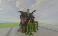 Minecraft Medieval House 16