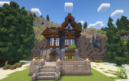 Minecraft House 9 - Collection Horizon, creation #21836