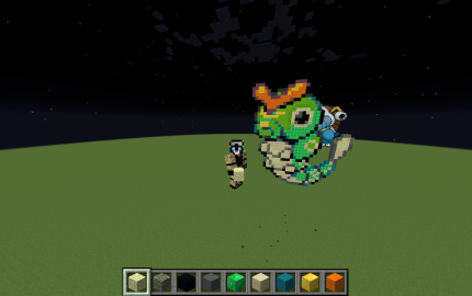 Caterpie pokemon pixel art, creation #21908