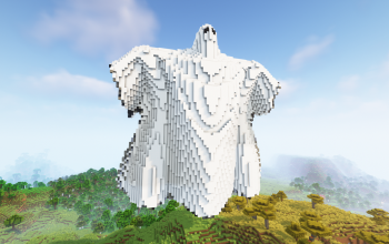 Minecraft Ghost Statue Free