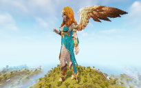 Minecraft Anelia Statue