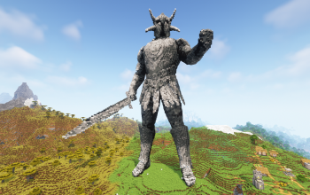 Minecraft Ares WW Statue