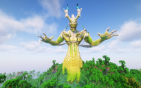 Minecraft Boss Statue