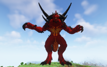Minecraft Diablo Statue