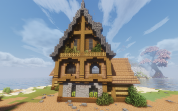Minecraft Medieval House -  Zoonyy and Hichibo
