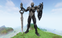 Minecraft Raidriar Statue