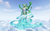 Minecraft Ice Lord Statue