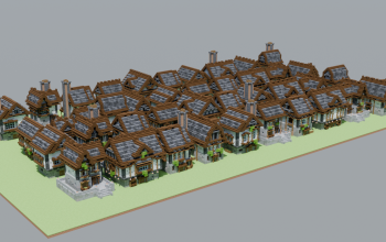 40 Medieval Houses Bundle - Horizon