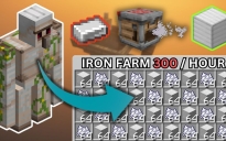 ShulkerCraft 1.21 Iron Farm: Auto-Craft & Bonemeal