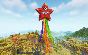 Minecraft RedStar Statue Free