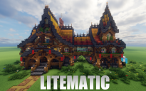 Medieval fantasy Tavern (litematic)