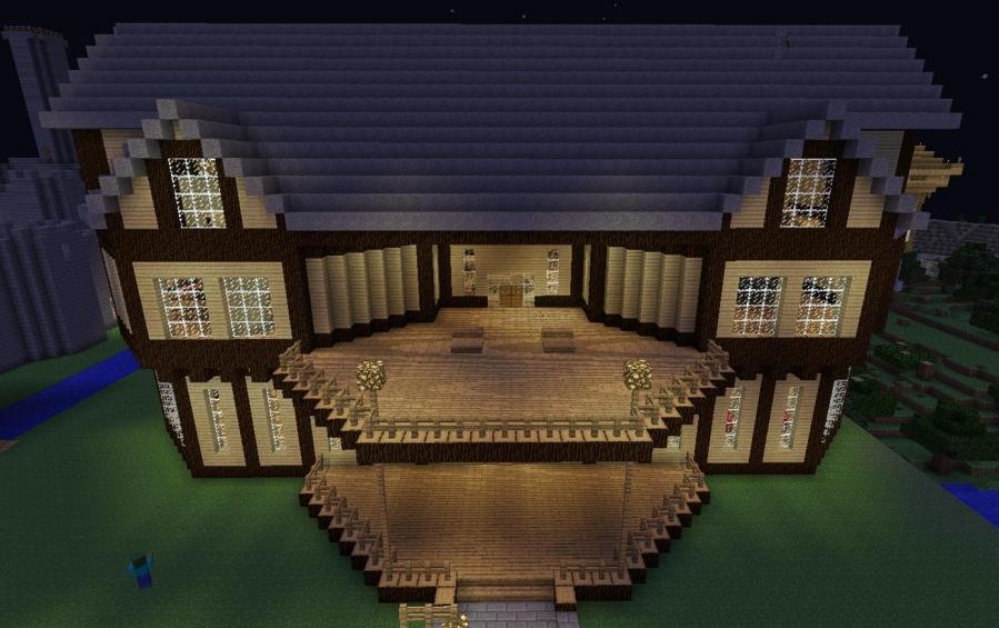 minecraft mansion inside pe