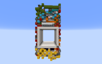 8X8 piston door