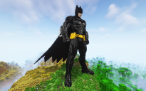 Minecraft Batman Statue