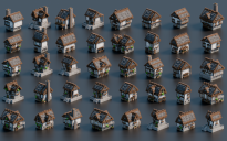 Bundle 40 Medieval Houses - Horizon