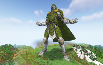 Minecraft Dr Doom Statue