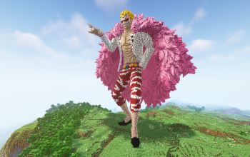 Minecraft Doflamingo Statue