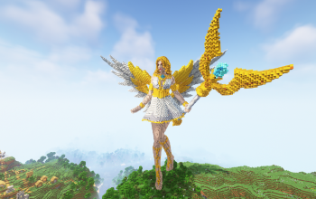 Minecraft Rafaela V3 Statue