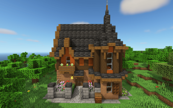 Half Timbered House (Java + Bedrock)