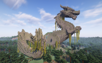 Minecraft Ancient Dragon Statue