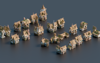 Bundle 20 Medieval Houses - Villager