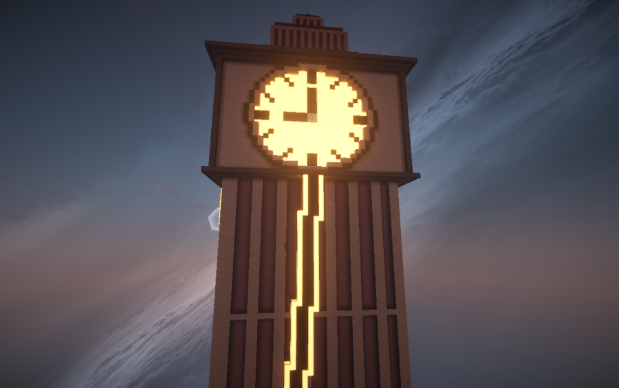 modern clock tower minecraft
