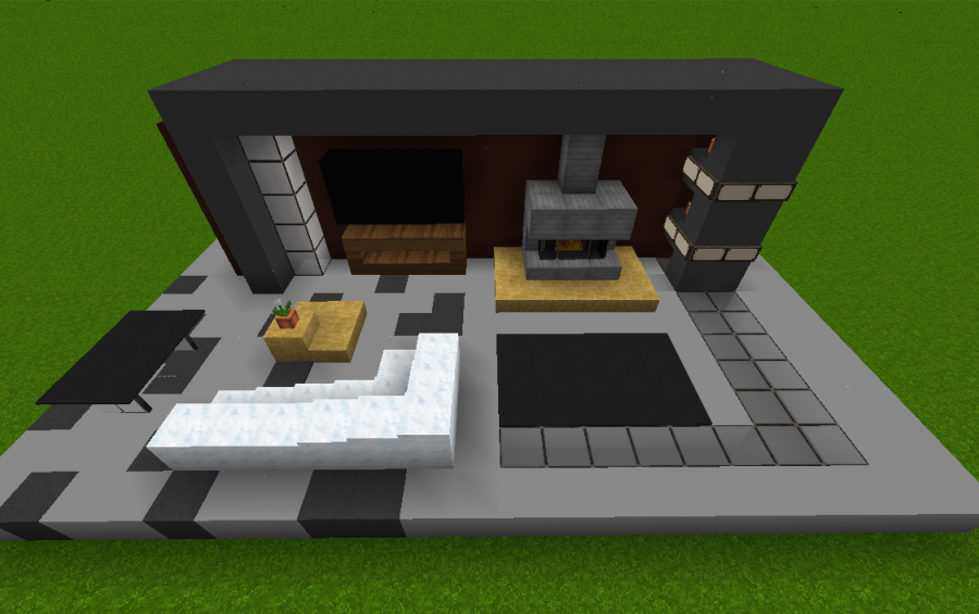 minecraft living room furniture