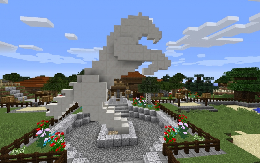 Minecraft Statue Schematic   Large Picture 5505 