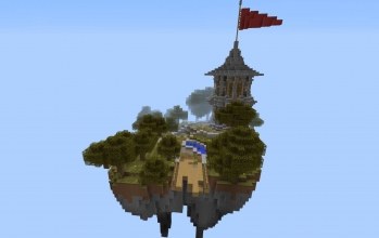 Small floating castle