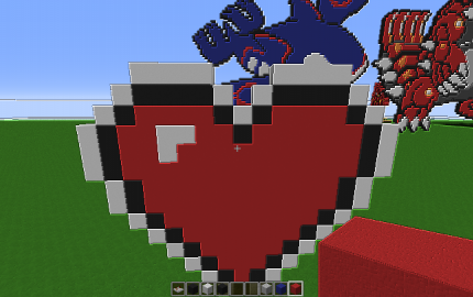 pixel heart minecraft