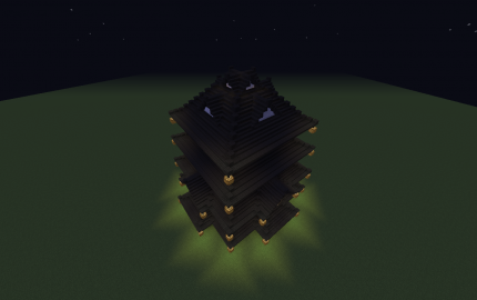 Asian 4 Storey Pagoda New Version, creation #11241