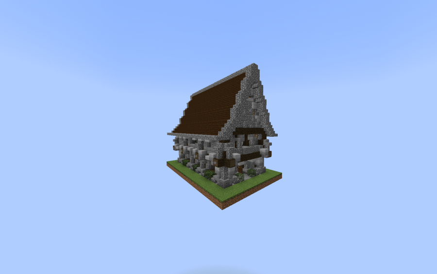minecraft medieval house 1.13.2